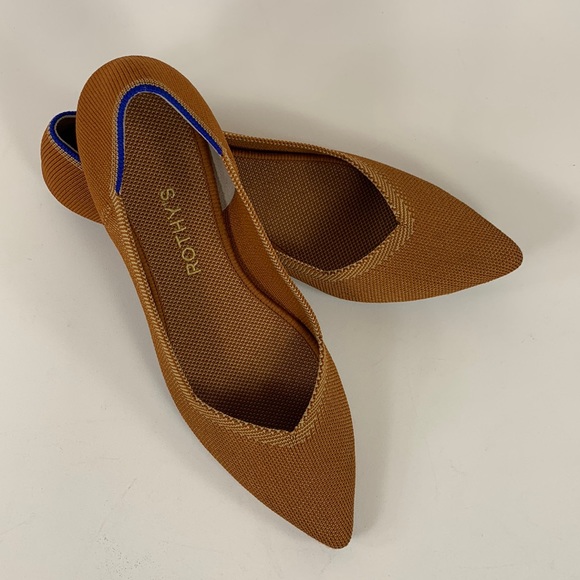 Rothy’s The Point Flats in Fawn - Picture 2 of 13